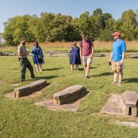 Visitors to Nathan Boone Homestead State Historic Site can take interpretative tours of the family and slave cemeteries on the property.