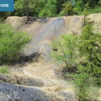 Abandoned coal mine lands are plagued by safety and health hazards as well as diminished economic opportunities. These before and after photos of a mine site in Callaway County demonstrate how properly reclaimed mine sites can be used for agriculture, wildlife and water bodies.