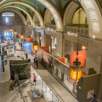The Missouri State Museum in the lower level of the state Capitol showcases Missouri’s cultural and natural history through informational exhibits and displays.