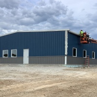 The new Perryville wastewater administration building includes an electrical room and a maintenance area.