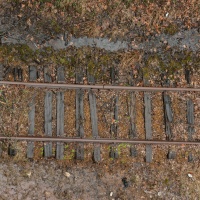 A remnant section of the Rock Island tracks near Union.