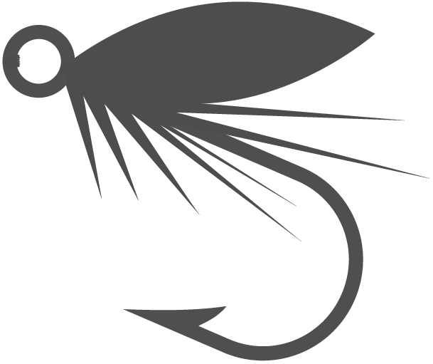 Graphic Accent - Fly Fishhook clip art