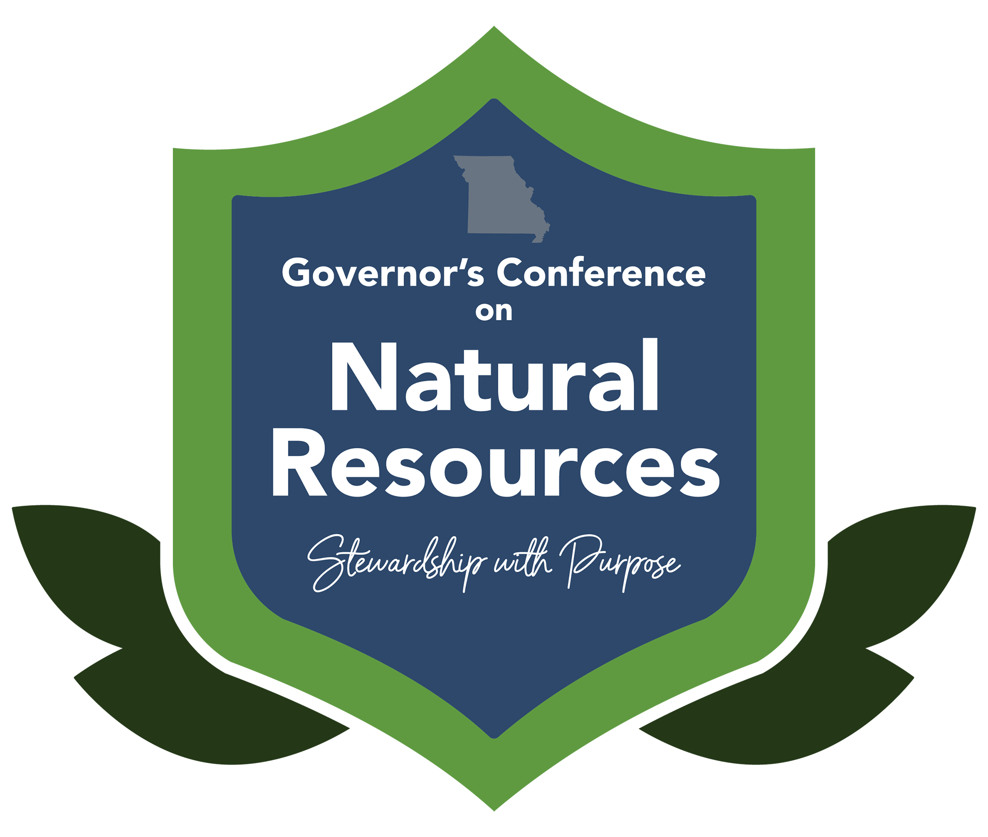 Governor's Conference on Natural Resources, Stewardship with Purpose Graphic